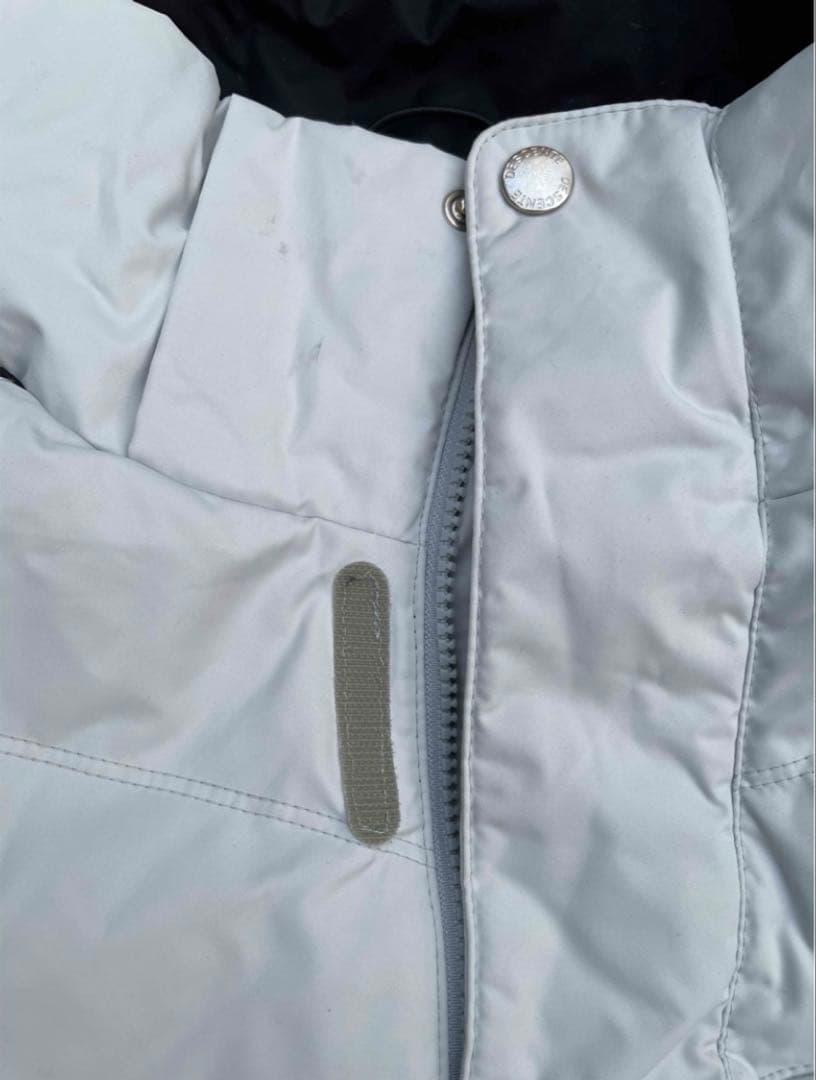 美品DESCENTEデサント スキーウェア上下 ホワイト/レッド Mサイズ