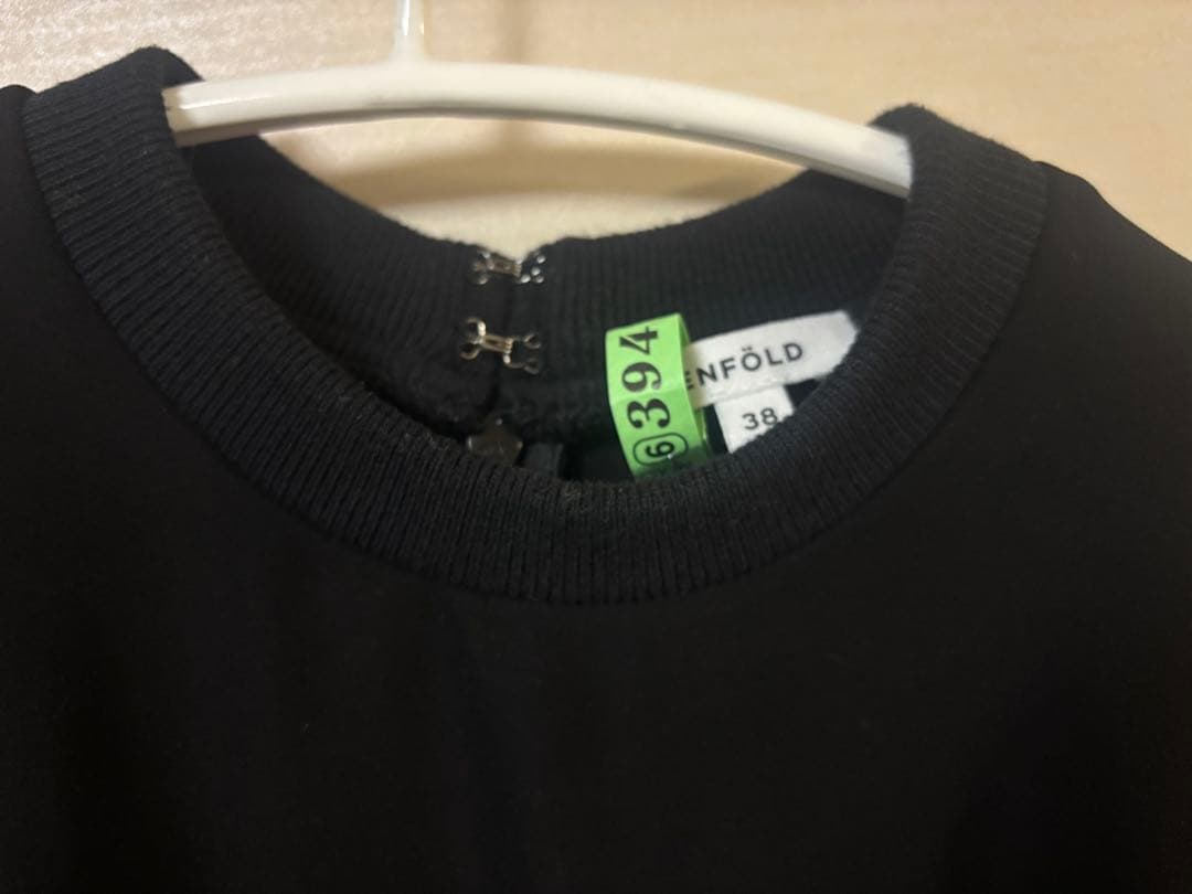 ENFOLD T-SHIRT-LAYERED DRESS エンフォルド