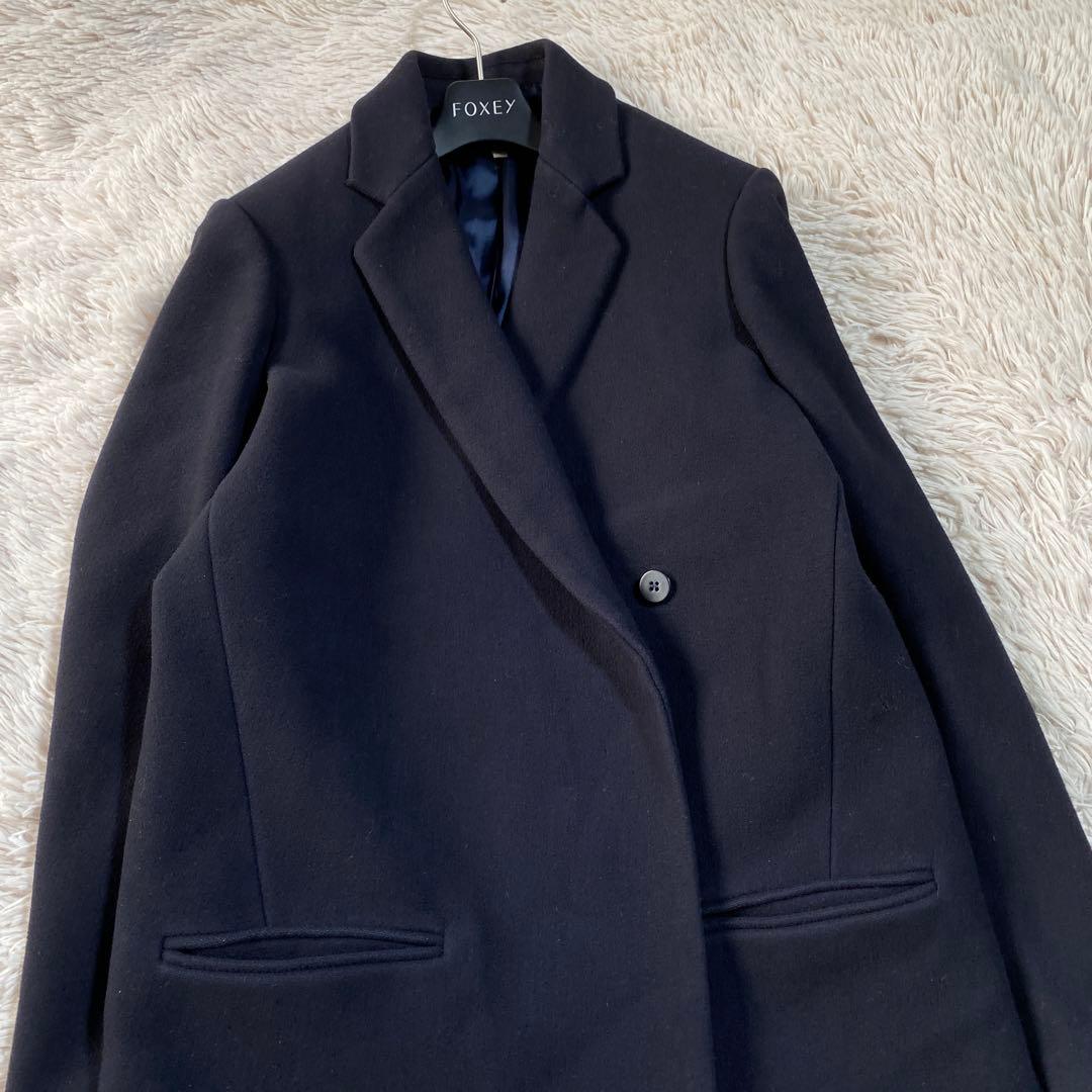 希少♡スタジオニコルソン ウール ボタンレスチェスターコート ロングコート M位