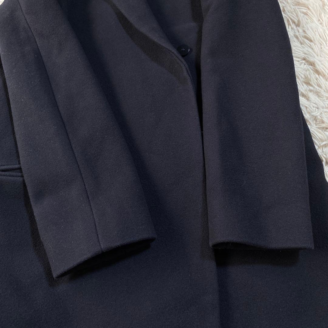 希少♡スタジオニコルソン ウール ボタンレスチェスターコート ロングコート M位