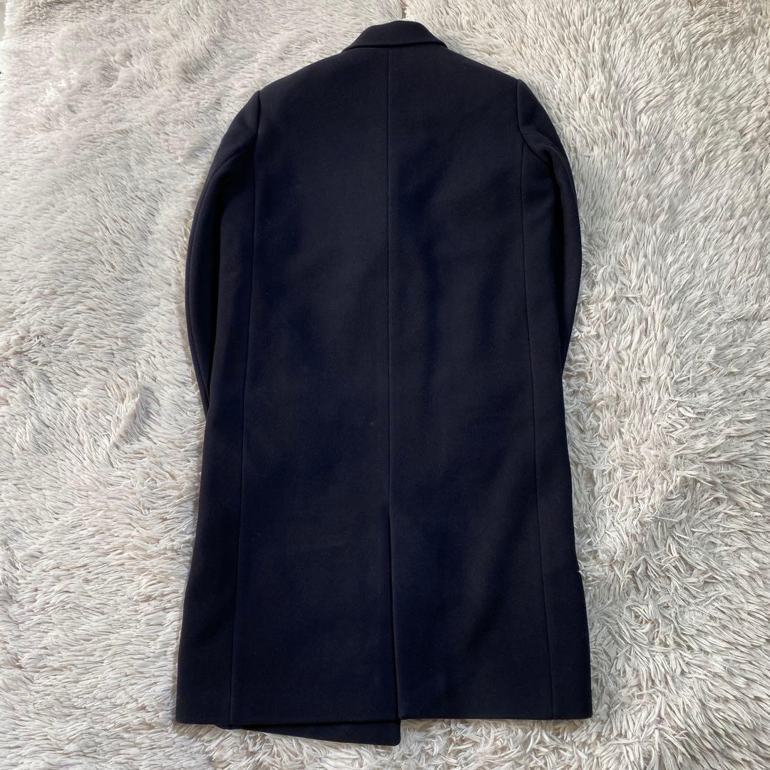 希少♡スタジオニコルソン ウール ボタンレスチェスターコート ロングコート M位