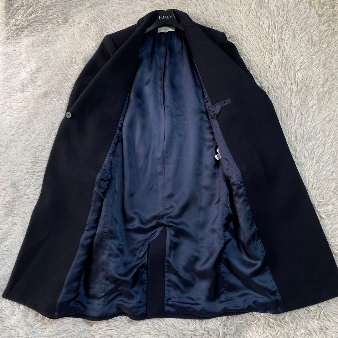 希少♡スタジオニコルソン ウール ボタンレスチェスターコート ロングコート M位