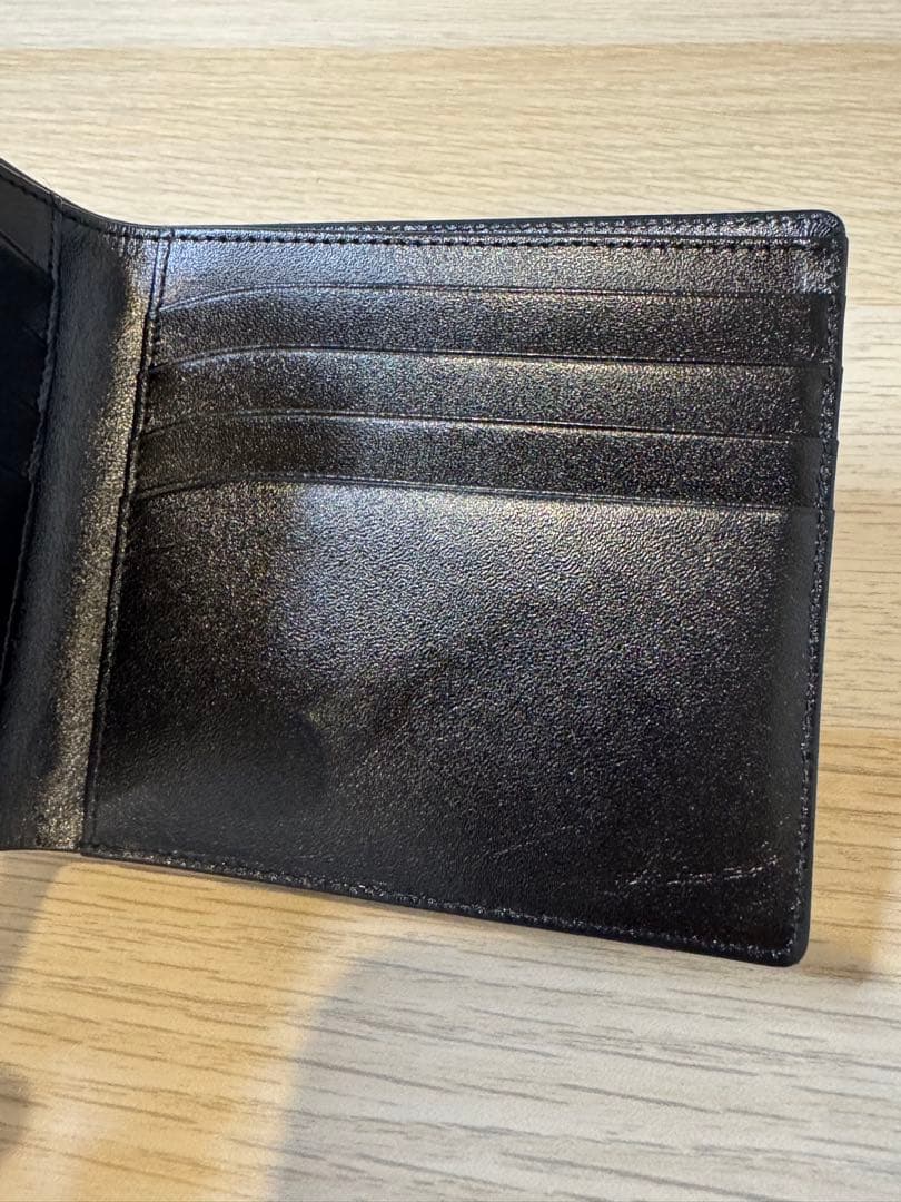 未使用　MONTBLANC 財布 札入れ ブラック 二つ折り