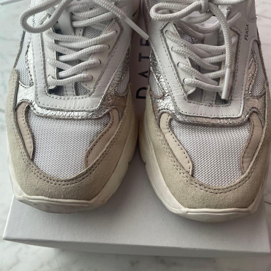 専用です。D.A.T.E. ホワイト/シルバー スニーカー 23.5