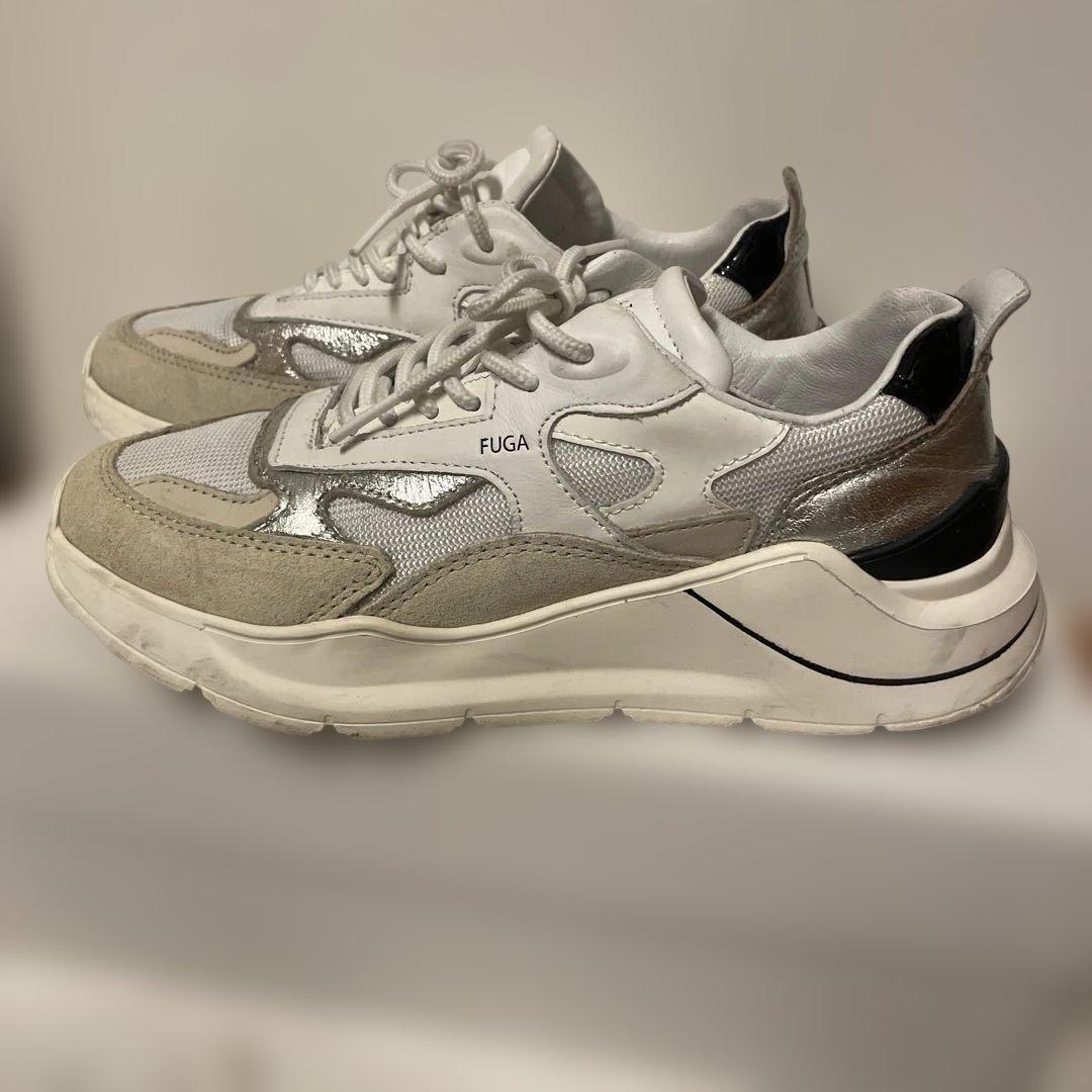 専用です。D.A.T.E. ホワイト/シルバー スニーカー 23.5