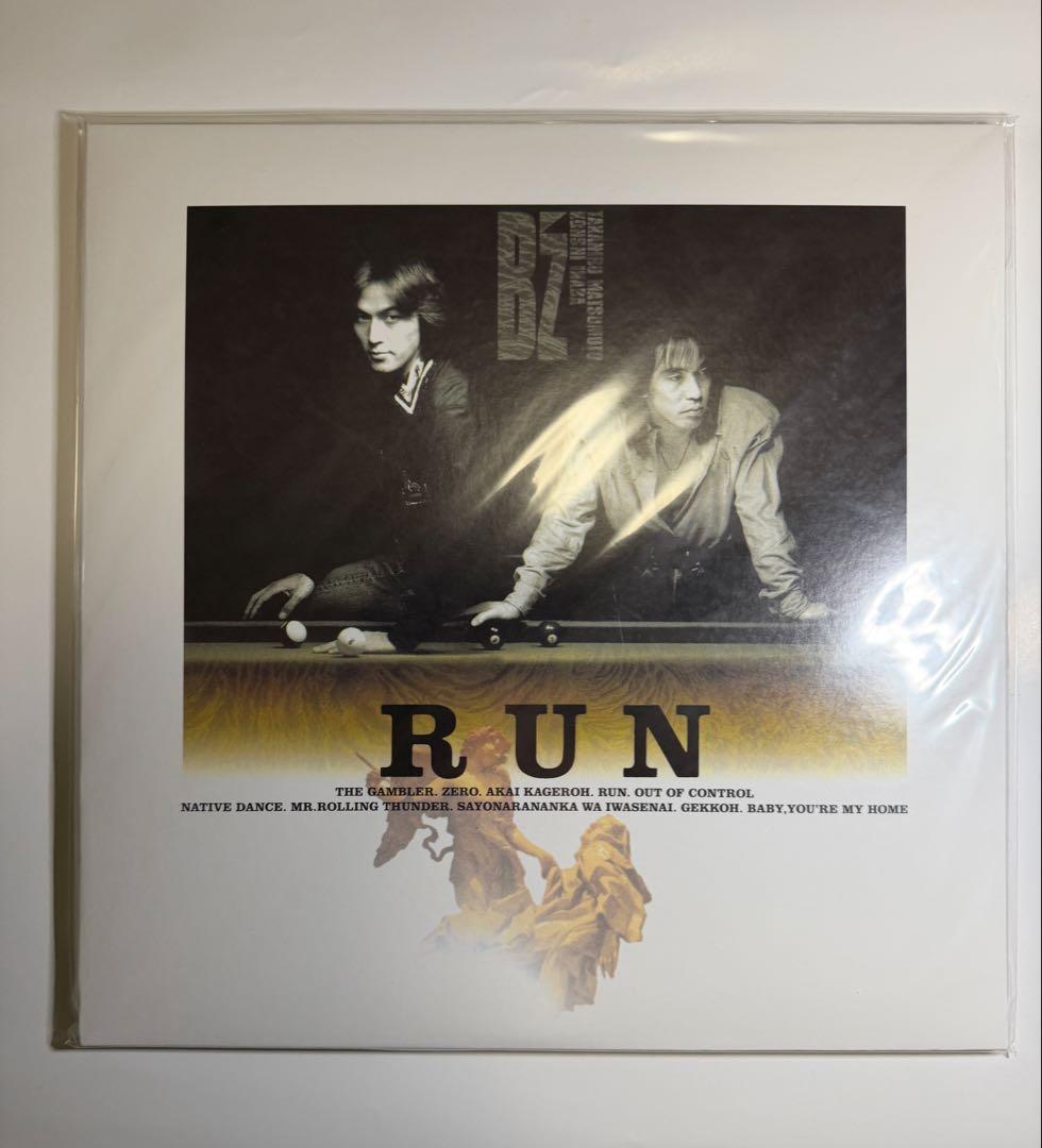 B'z アナログレコード　RUN