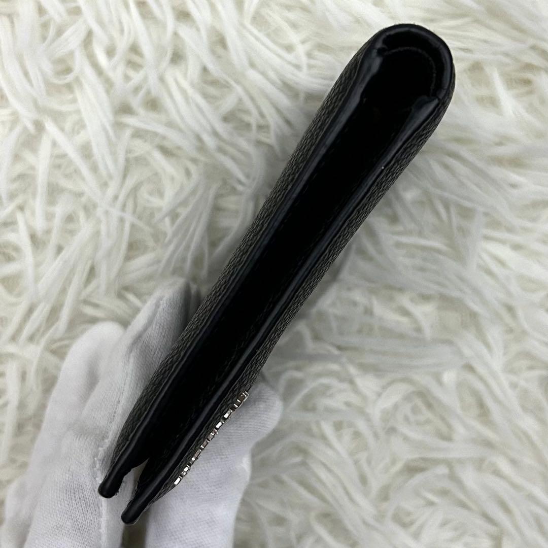 【未使用級】新型RFID PRADA シボ革 二つ折り財布