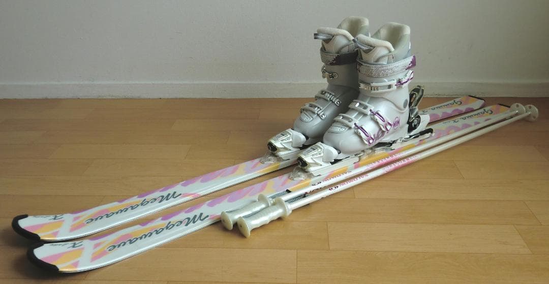 ■12月・1月限定■送料無料■MEGAWAVE■スキーセット■156/25.5■