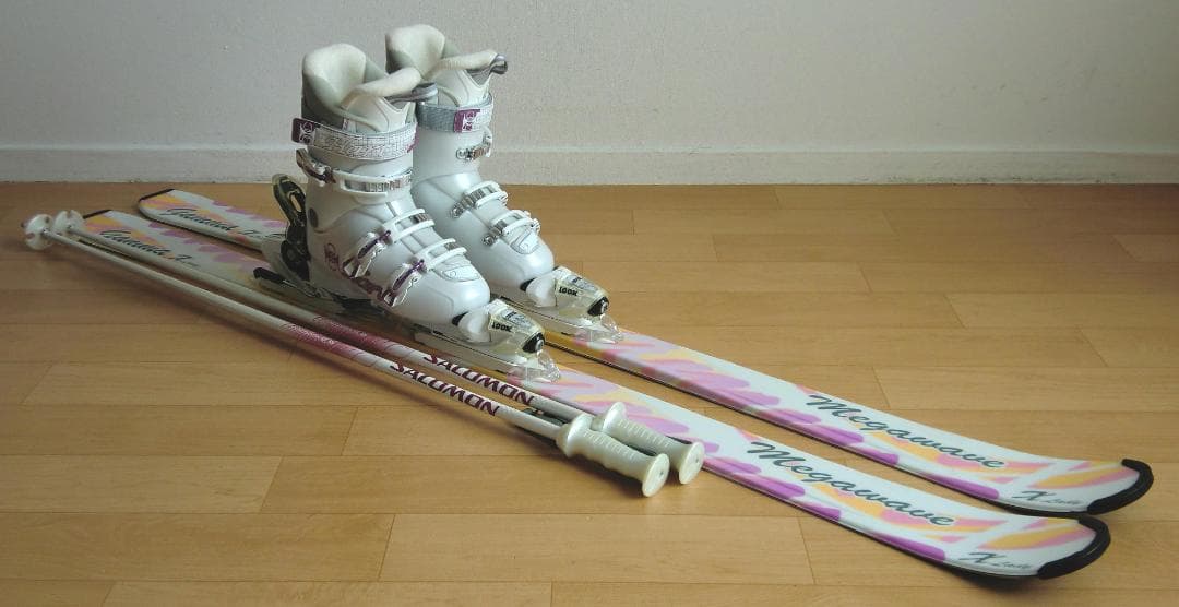 ■12月・1月限定■送料無料■MEGAWAVE■スキーセット■156/25.5■