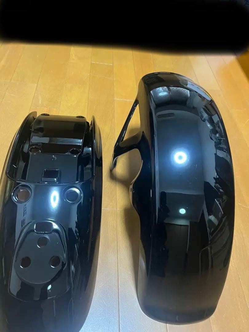 ダックス125 クラシックフロントフェンダー ブラック A-TECH リアセット