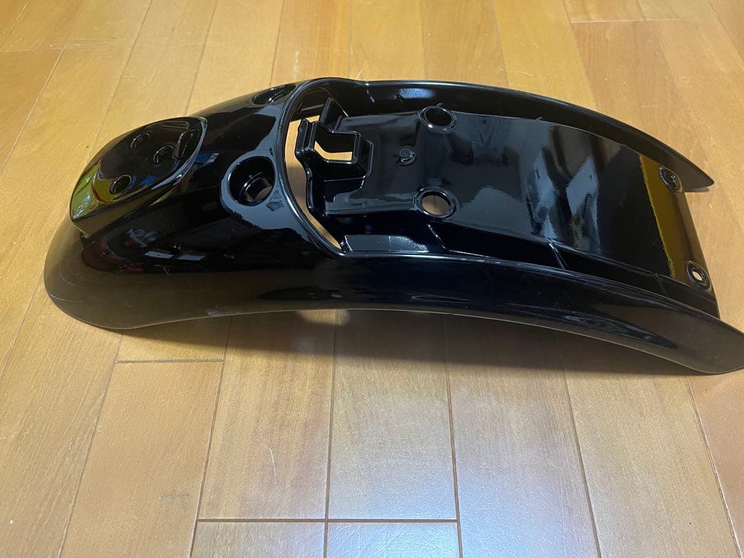 ダックス125 クラシックフロントフェンダー ブラック A-TECH リアセット