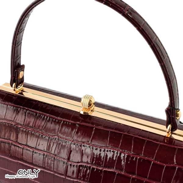 6614 振袖用 草履バッグセット 高級合皮 幅広草履 新品