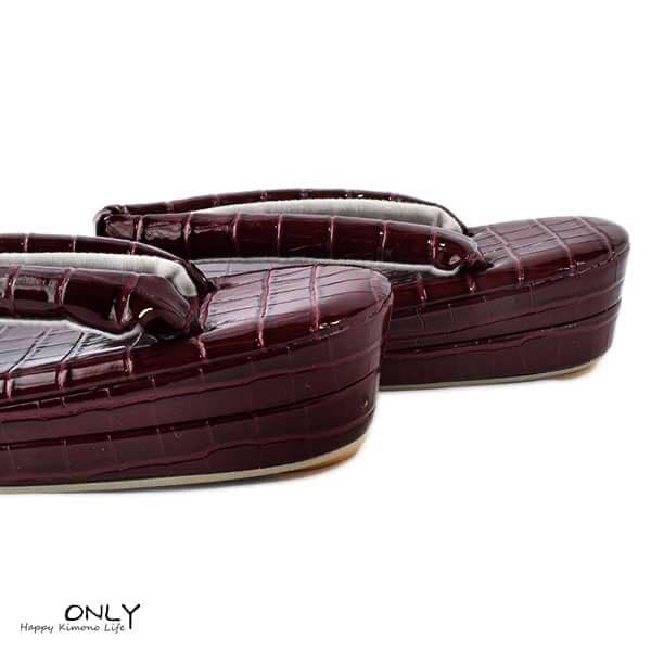 6614 振袖用 草履バッグセット 高級合皮 幅広草履 新品