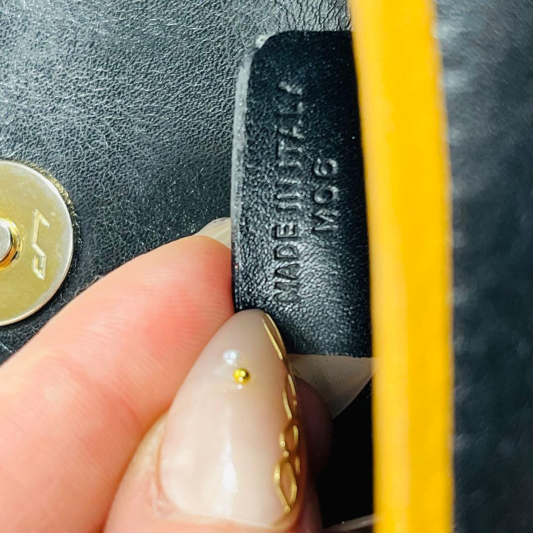 【人気】Celine セリーヌ　クラッチバッグ マカダム オールレザーブラック