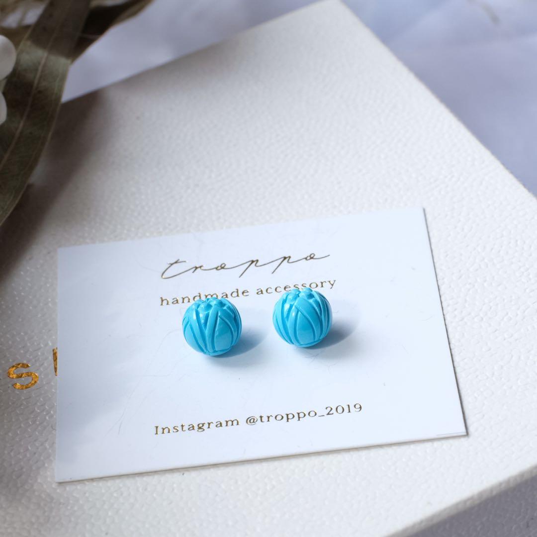 Kaya♦︎14kgfピーチオレンジドラゴンスケールカービングネックレス