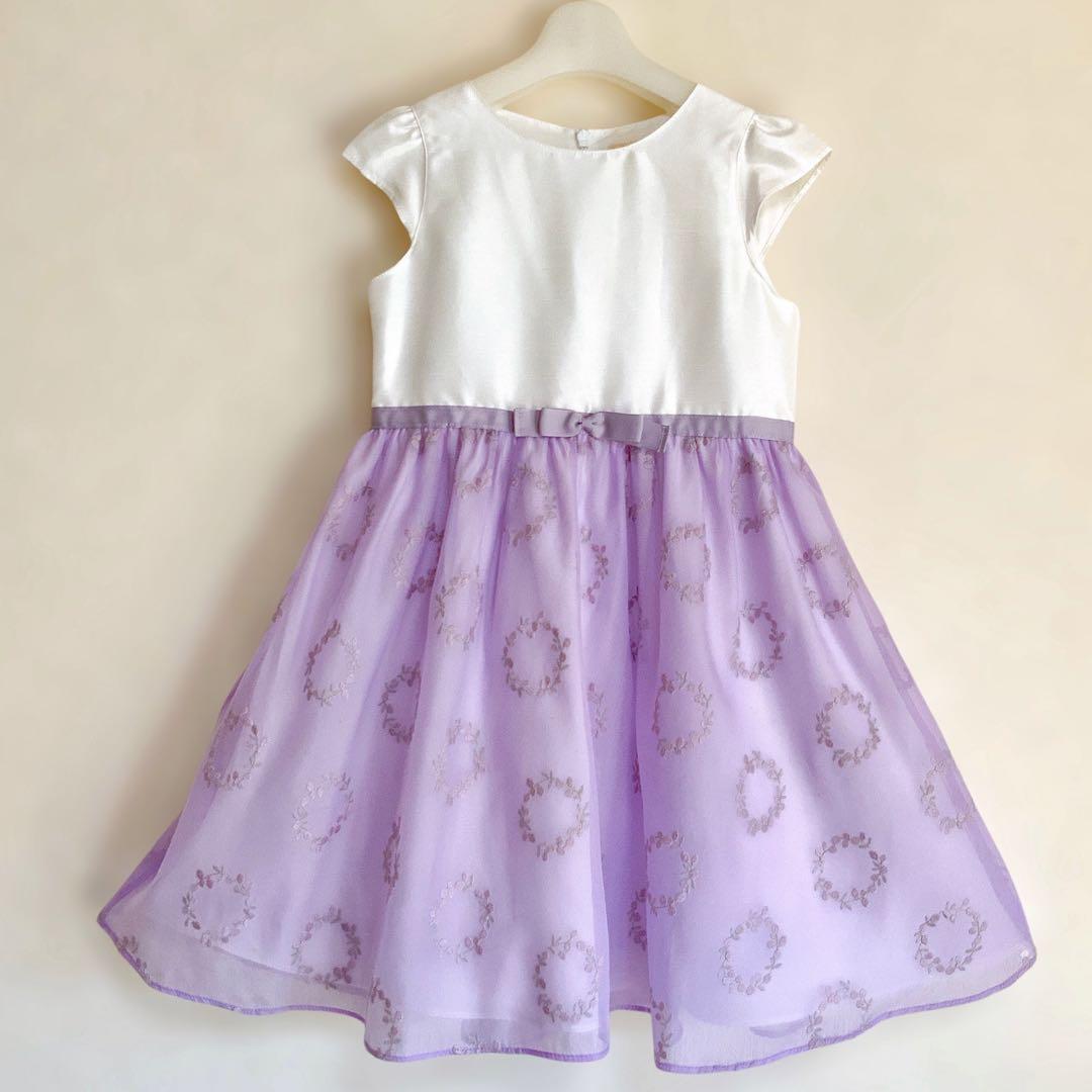 130size ラベンダー セレモニー 入学 卒園 発表会 フォーマル 女の子