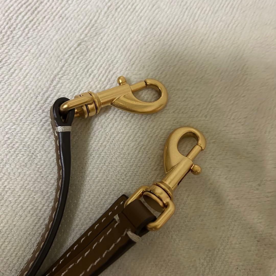 正規品 トリーバーチ Tモノグラム ジャカード プチムーンバッグ ヘーゼルナッツ