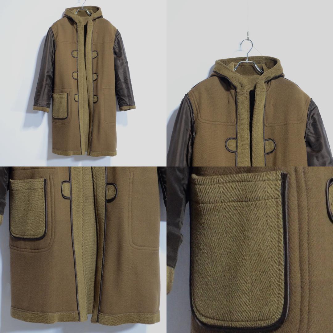 超極上品 グローバーオール キングストン ダッフルコート 杢キャメル 36