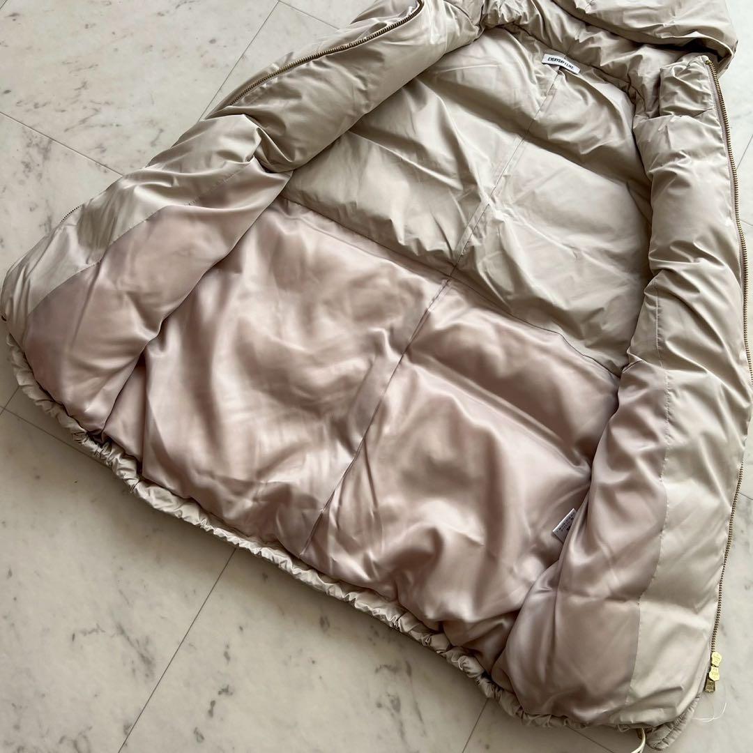 タグ付 Deuxieme Classe 中綿ロングベスト ベージュ