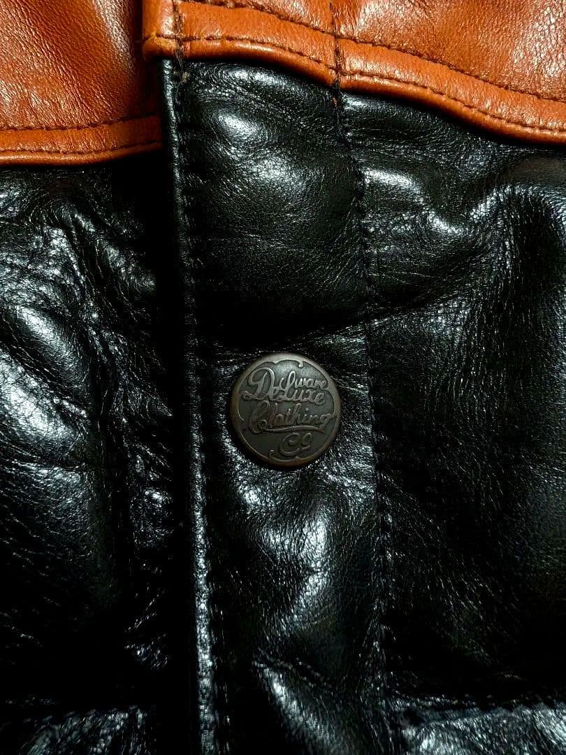 DELUXEWARE　D-24　ダウンベスト　黒　サイズS　デラックスウェア