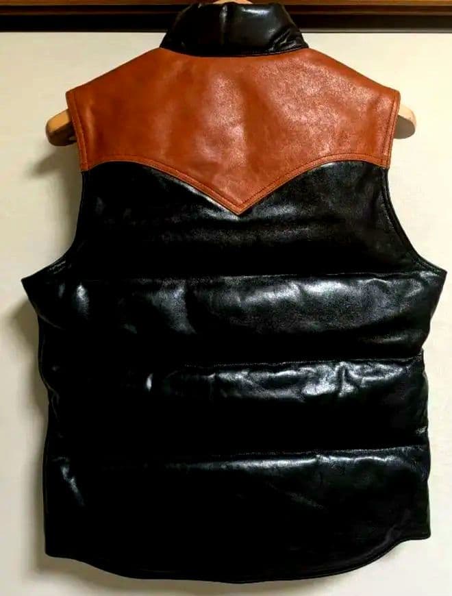 DELUXEWARE　D-24　ダウンベスト　黒　サイズS　デラックスウェア