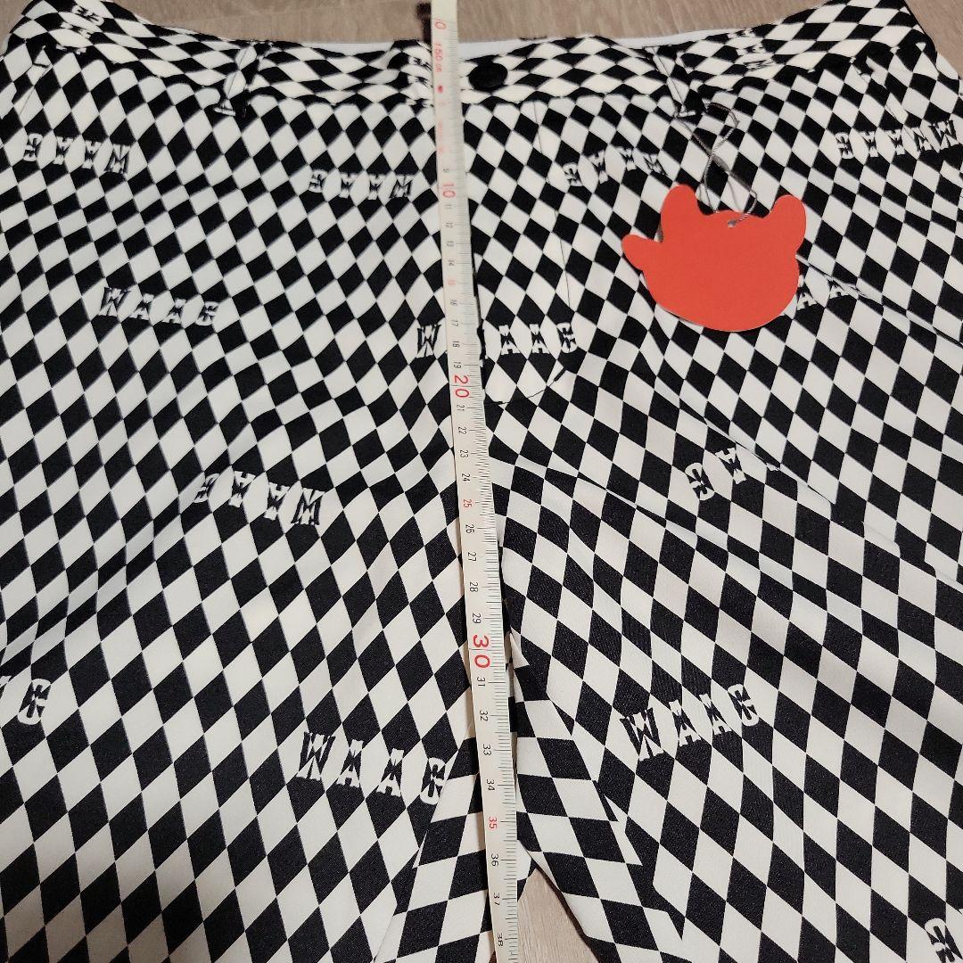 WAAC 白黒チェック柄パンツ サイズ3