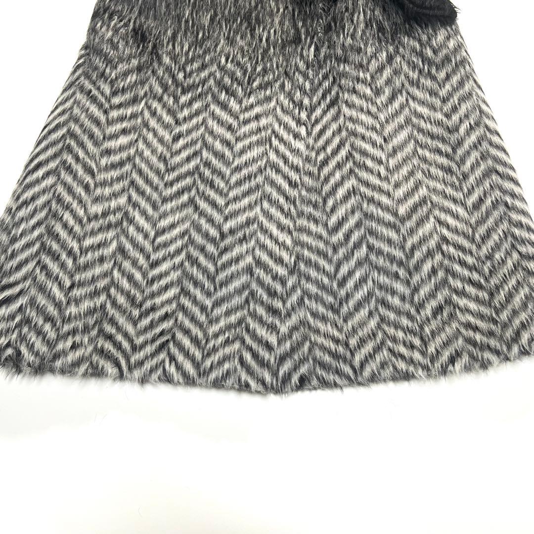 【美品】マックスマーラ　現行白タグ　ベルテッドコート　シャギー　アルパカ80％