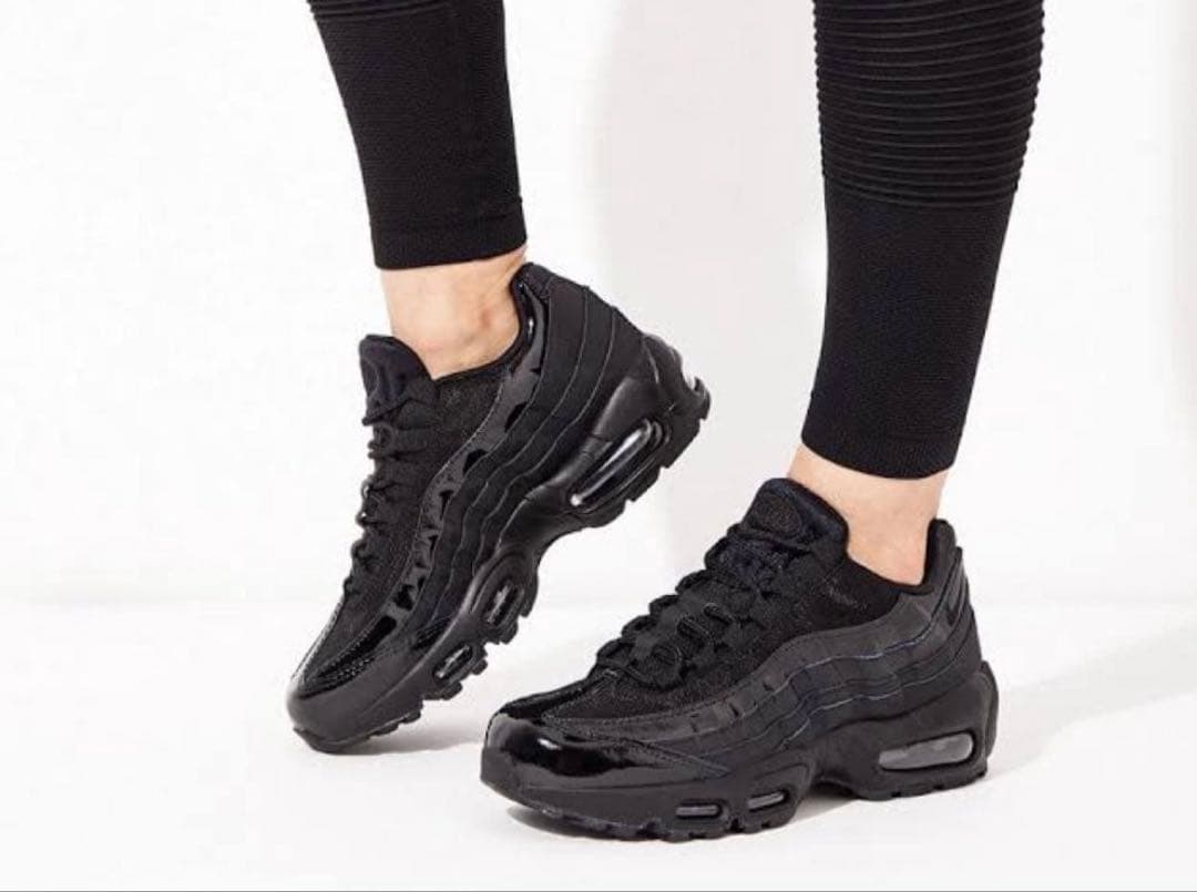 【美品】Air Max 95（エアマックス95）　オールブラック　23cm