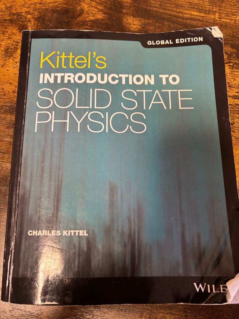 その他 Kittel's Introduction to Solid State