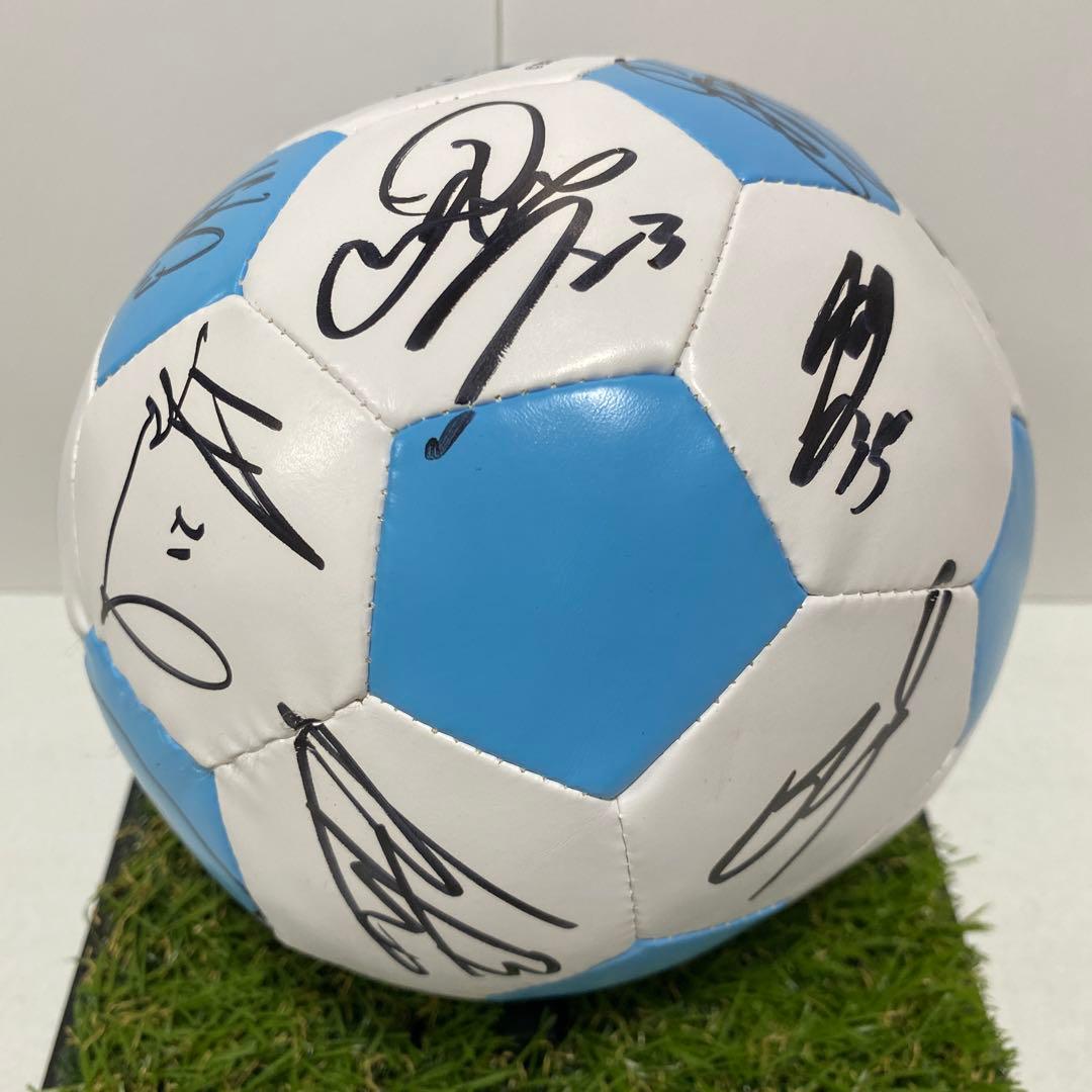 ジュビロ磐田　名波浩　松井大輔など　直筆サイン　クリアケース付き　柔らかいボール