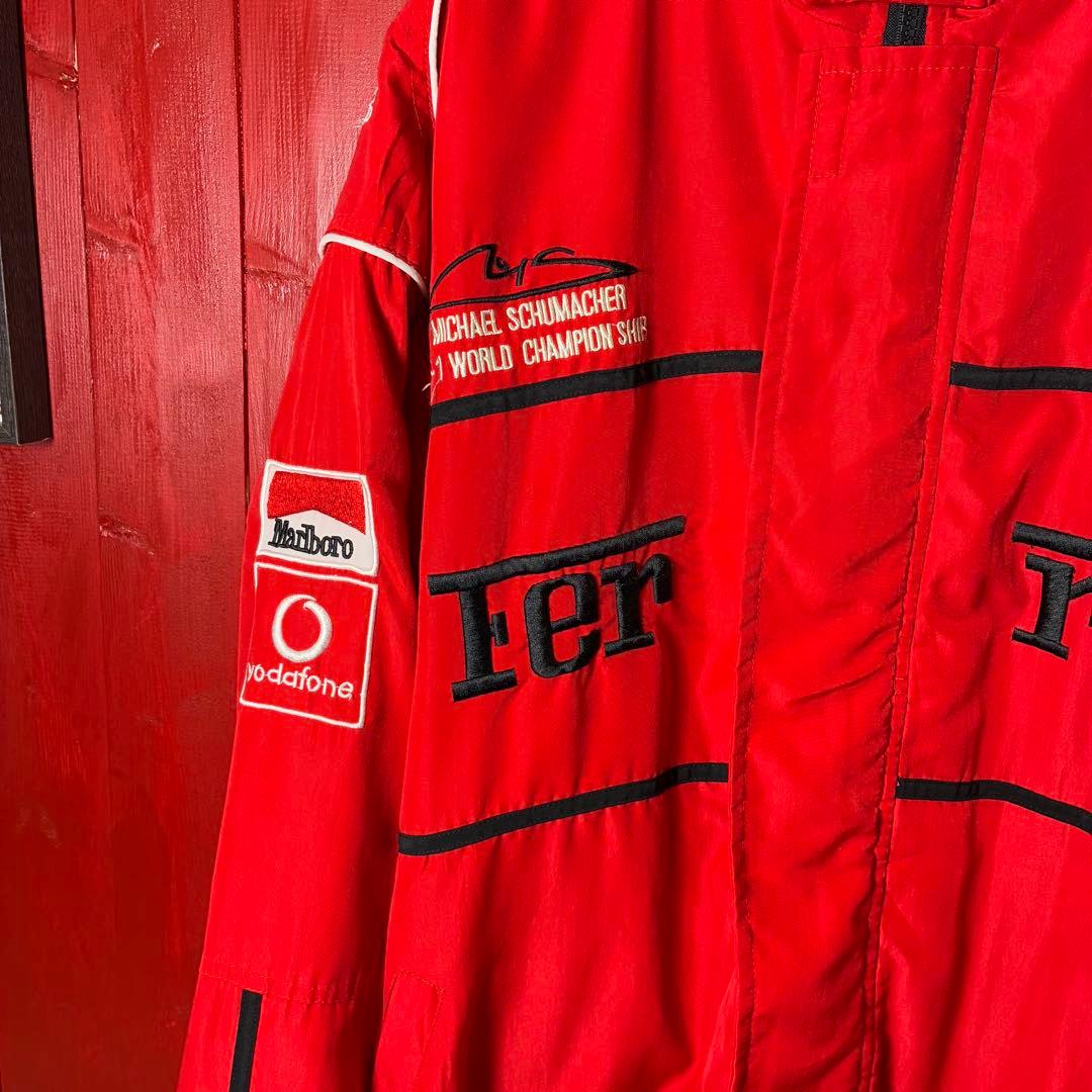 Ferrari×Marlboro ナイロンレーシングジャケット　フルデコ