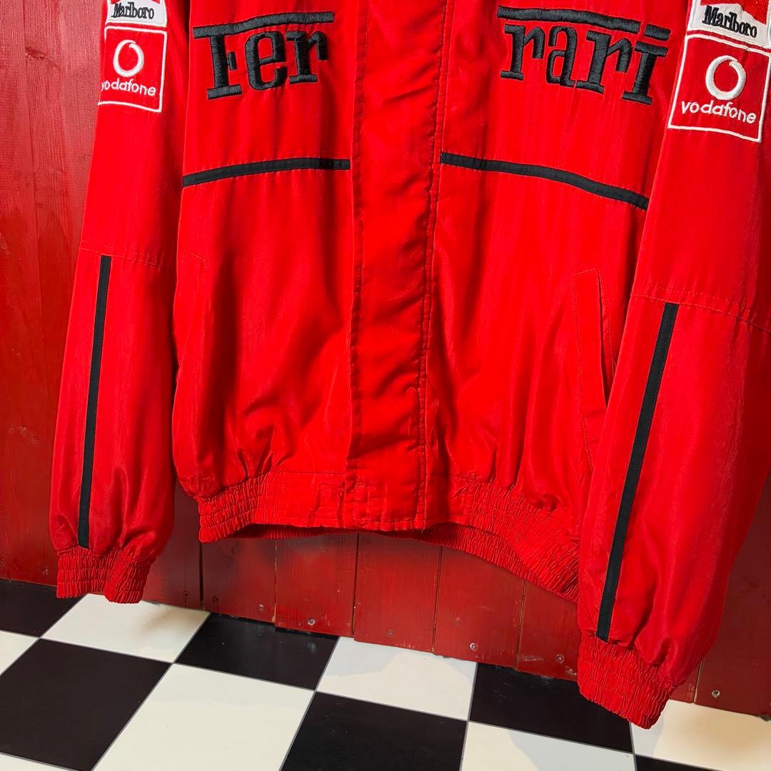 Ferrari×Marlboro ナイロンレーシングジャケット　フルデコ