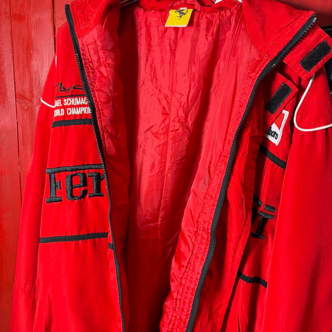 Ferrari×Marlboro ナイロンレーシングジャケット　フルデコ