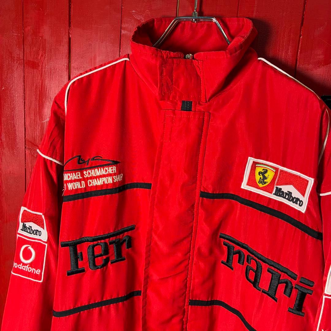 Ferrari×Marlboro ナイロンレーシングジャケット　フルデコ
