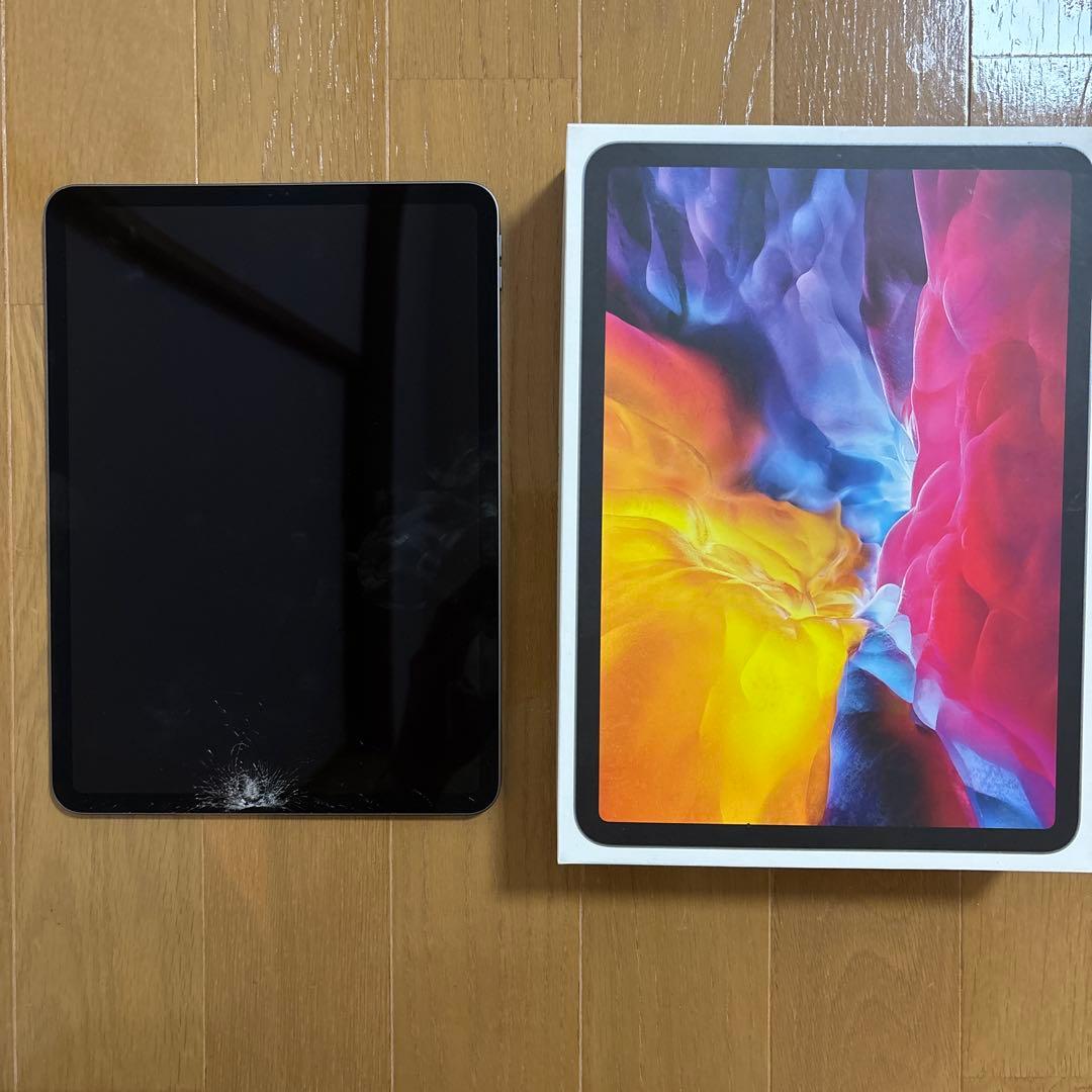 iPad本体 第2世代　128GBWi-Fiモデル画面にひび割れあり　箱付き