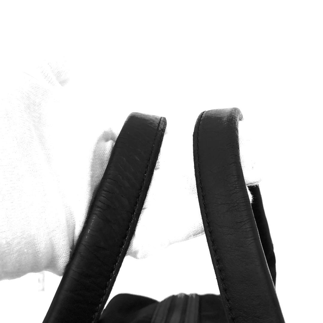 良品　Burberry バーバリー　ショルダーバッグ　トートバッグ　黒　ボストン