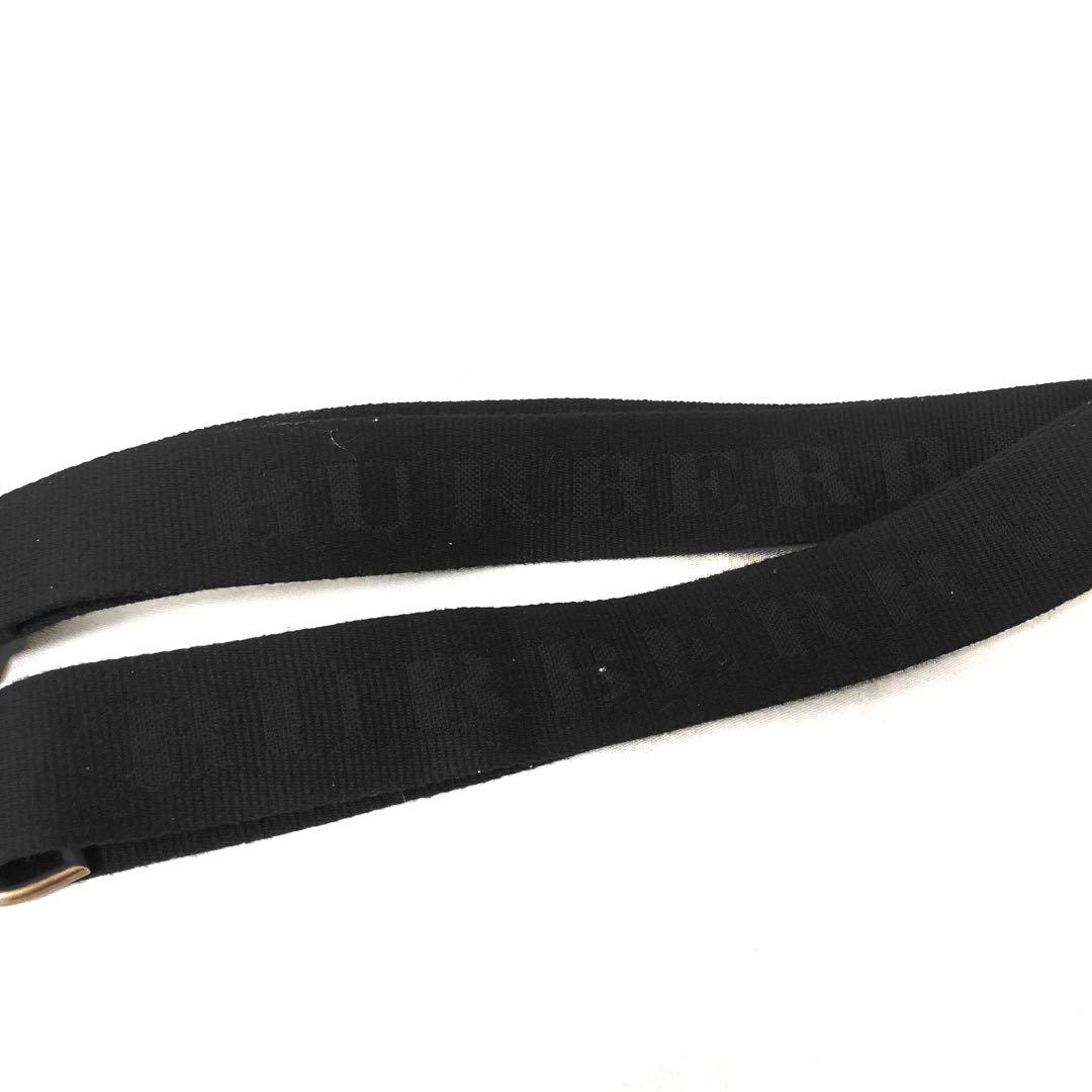 良品　Burberry バーバリー　ショルダーバッグ　トートバッグ　黒　ボストン