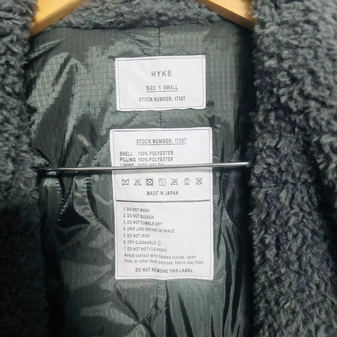 ハイクHYKE FAUX SHEARING MEDICAL COATロングコート