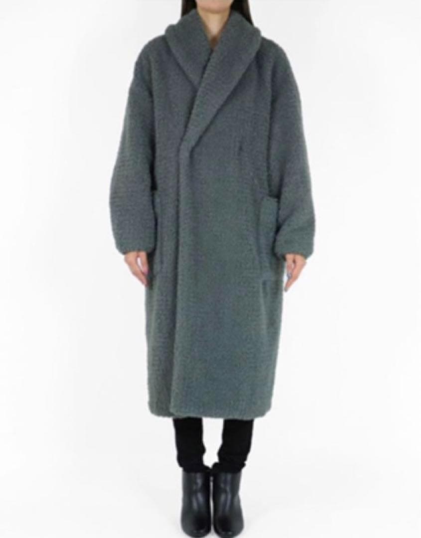 ハイクHYKE FAUX SHEARING MEDICAL COATロングコート