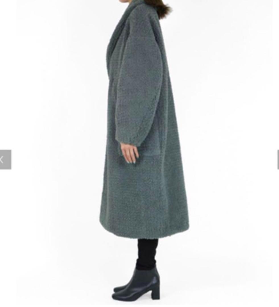 ハイクHYKE FAUX SHEARING MEDICAL COATロングコート