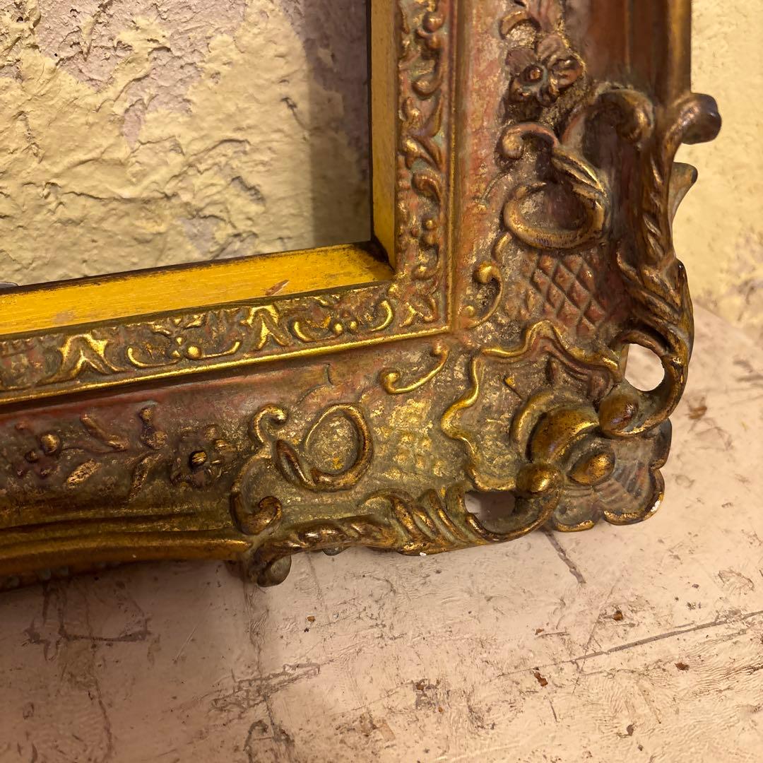 二枚セット　大きめ　額縁　フレーム　アンティーク