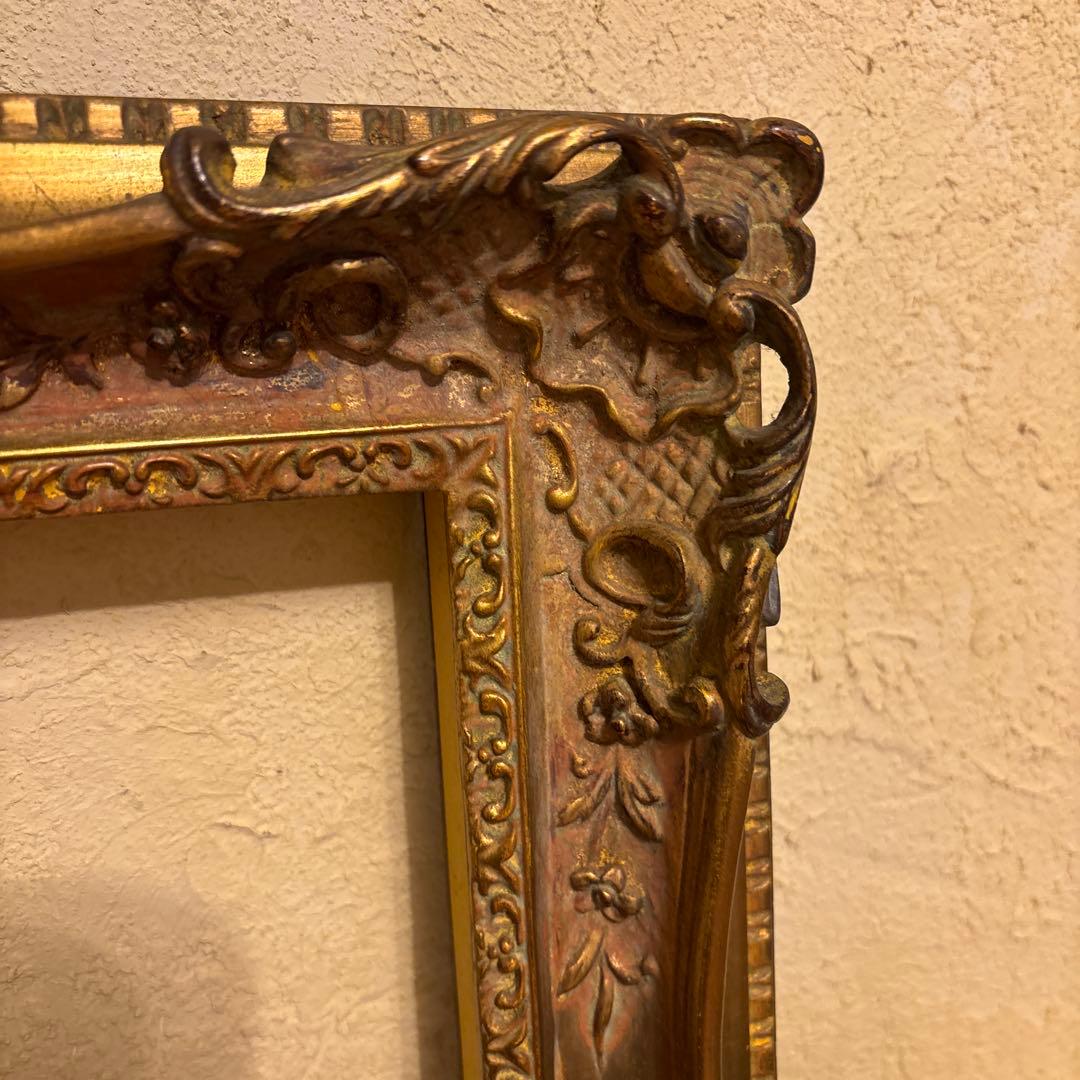 二枚セット　大きめ　額縁　フレーム　アンティーク