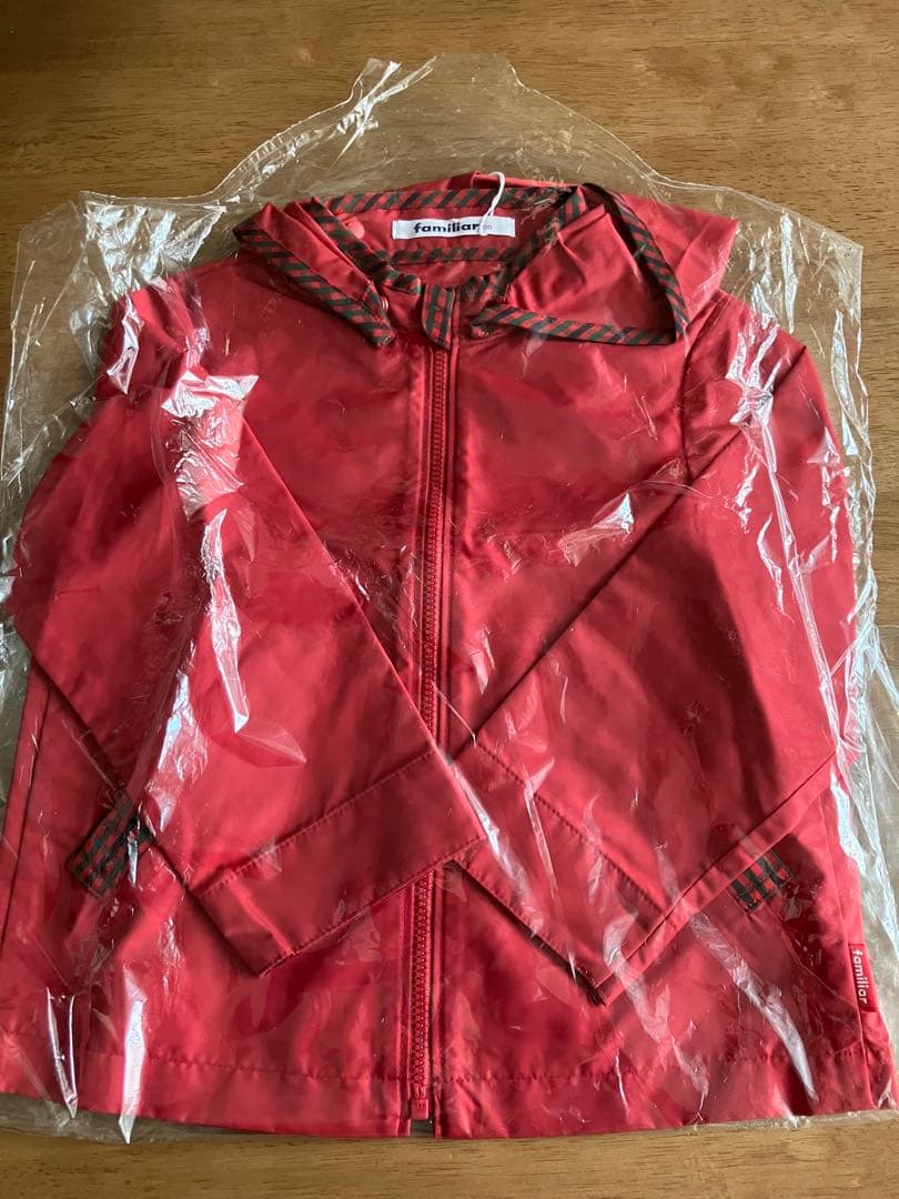 ファミリア　ジャケット　レッド