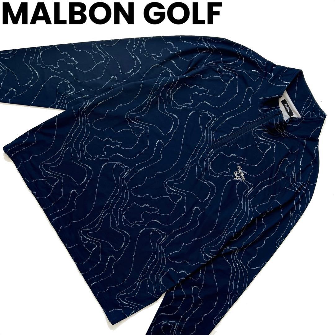 MALBON GOLF マルボンゴルフ　ハーフジップ メンズ　大きいサイズ