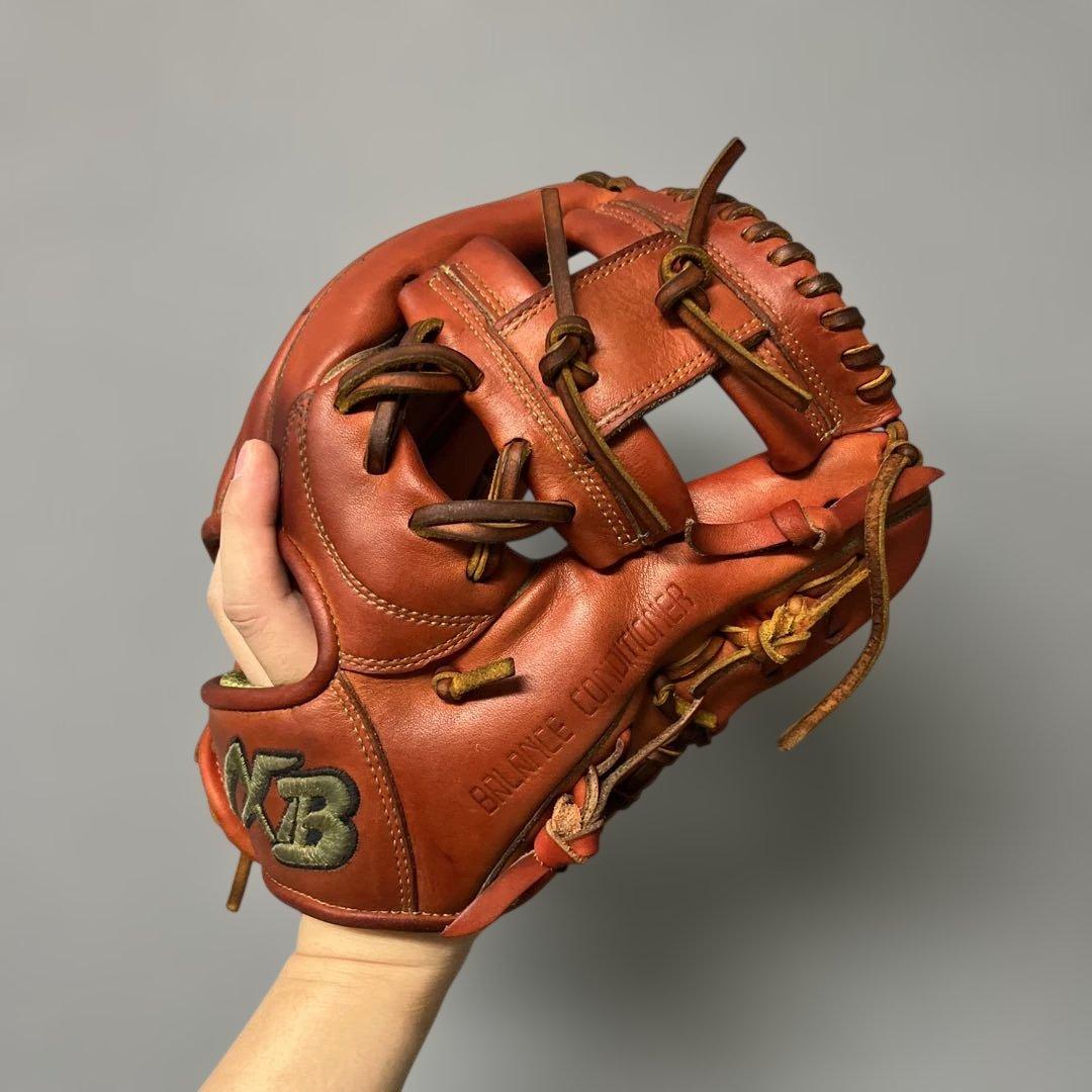 1228 アクセフ×ベルガード 型良 即戦力 硬式 内野手用グローブ