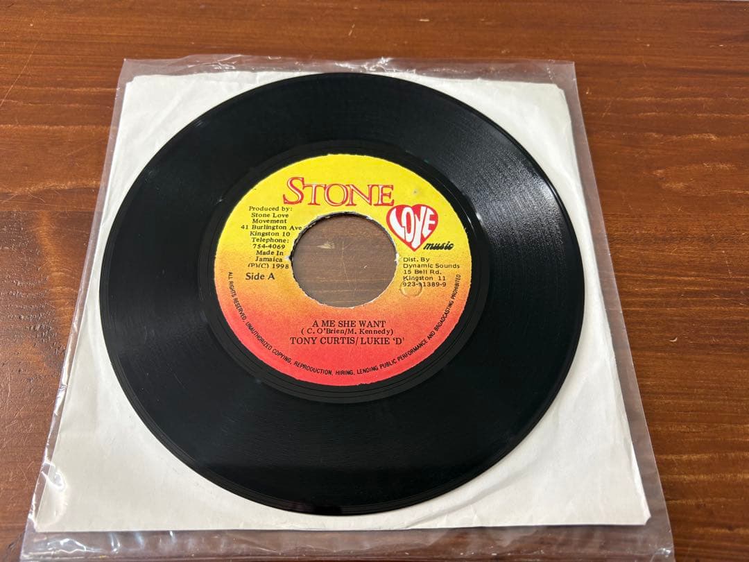 洋楽 Tony Curtis / Lukie D - A Me She Want