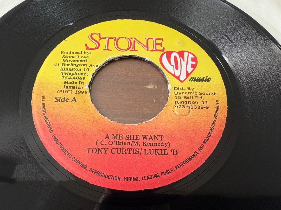 洋楽 Tony Curtis / Lukie D - A Me She Want
