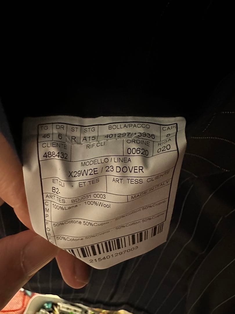 ボリオリ　スーツ　46