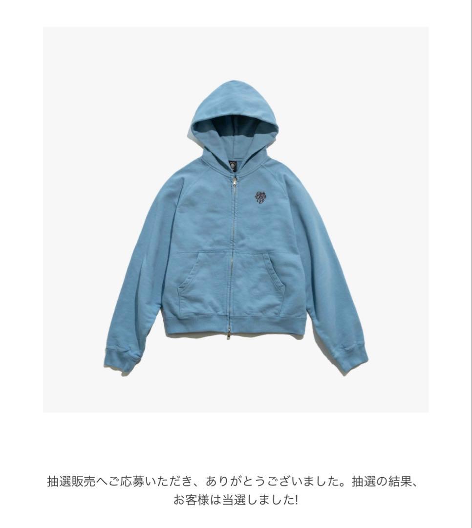 トップス GIRLS DON'T CRY ZIP SWEAT HOODIE Brown S