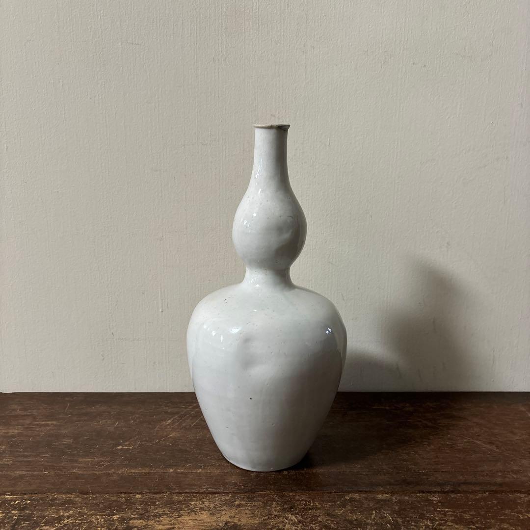 時代　瓢徳利　花器　古伊万里　平戸　平佐　アンティーク　古美術　柿右衛門　李朝